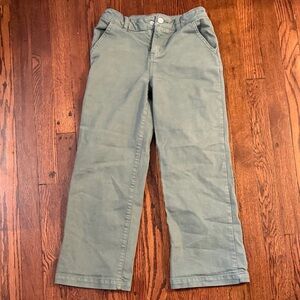 Cat & Jack Olive Green Kids Wide Leg Pants